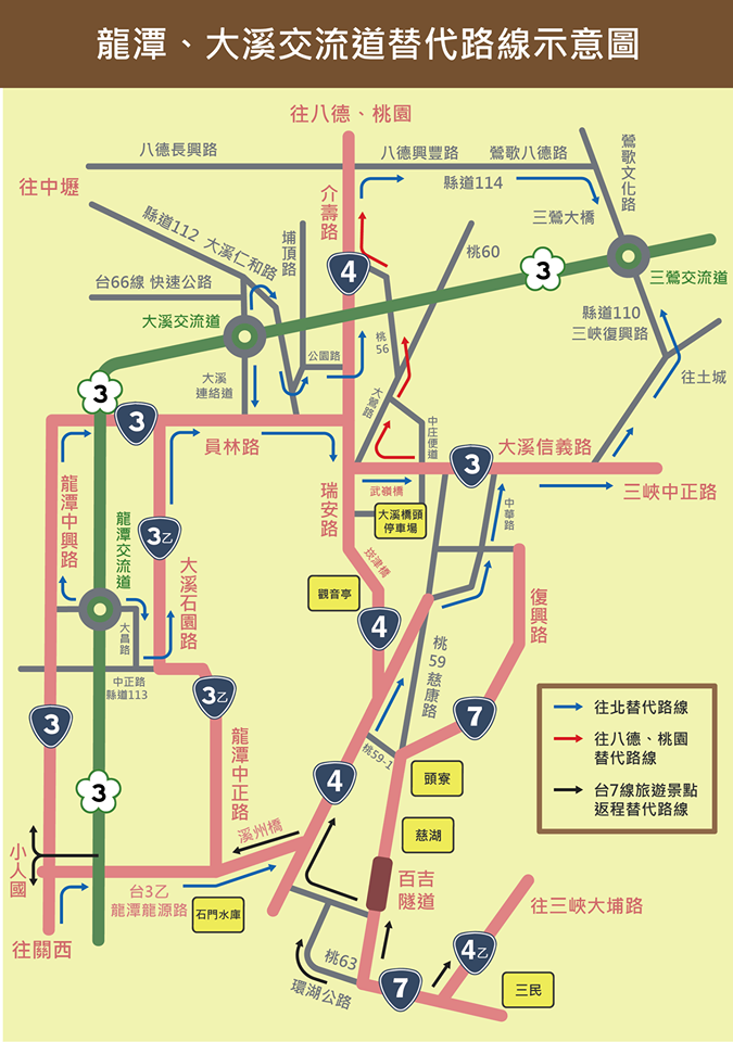 替代道路示意圖