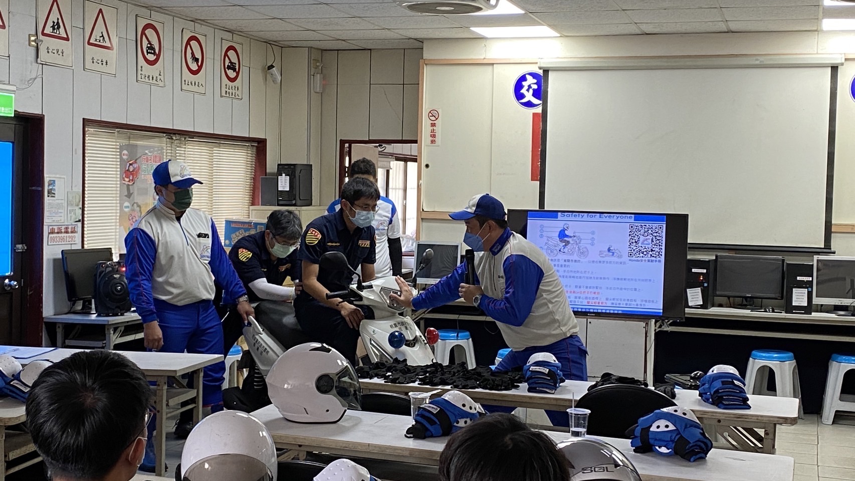 桃警結合民間安駕中心-精進員警安全駕駛技能