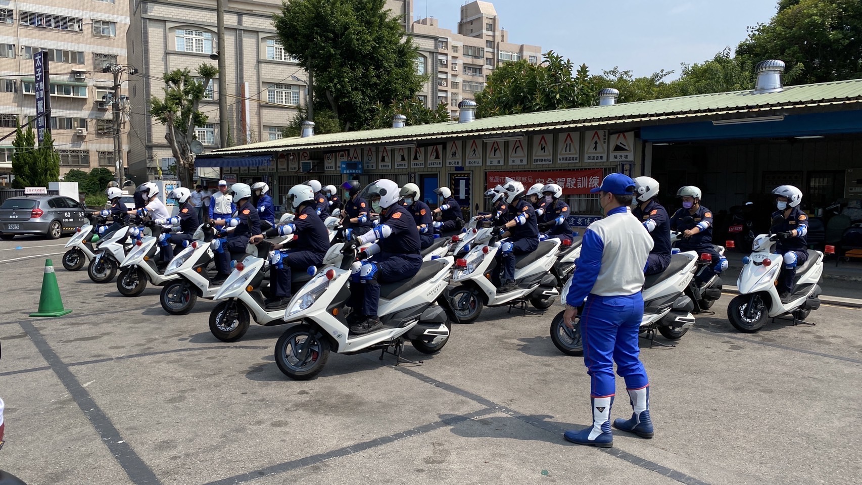 桃警結合民間安駕中心-精進員警安全駕駛技能