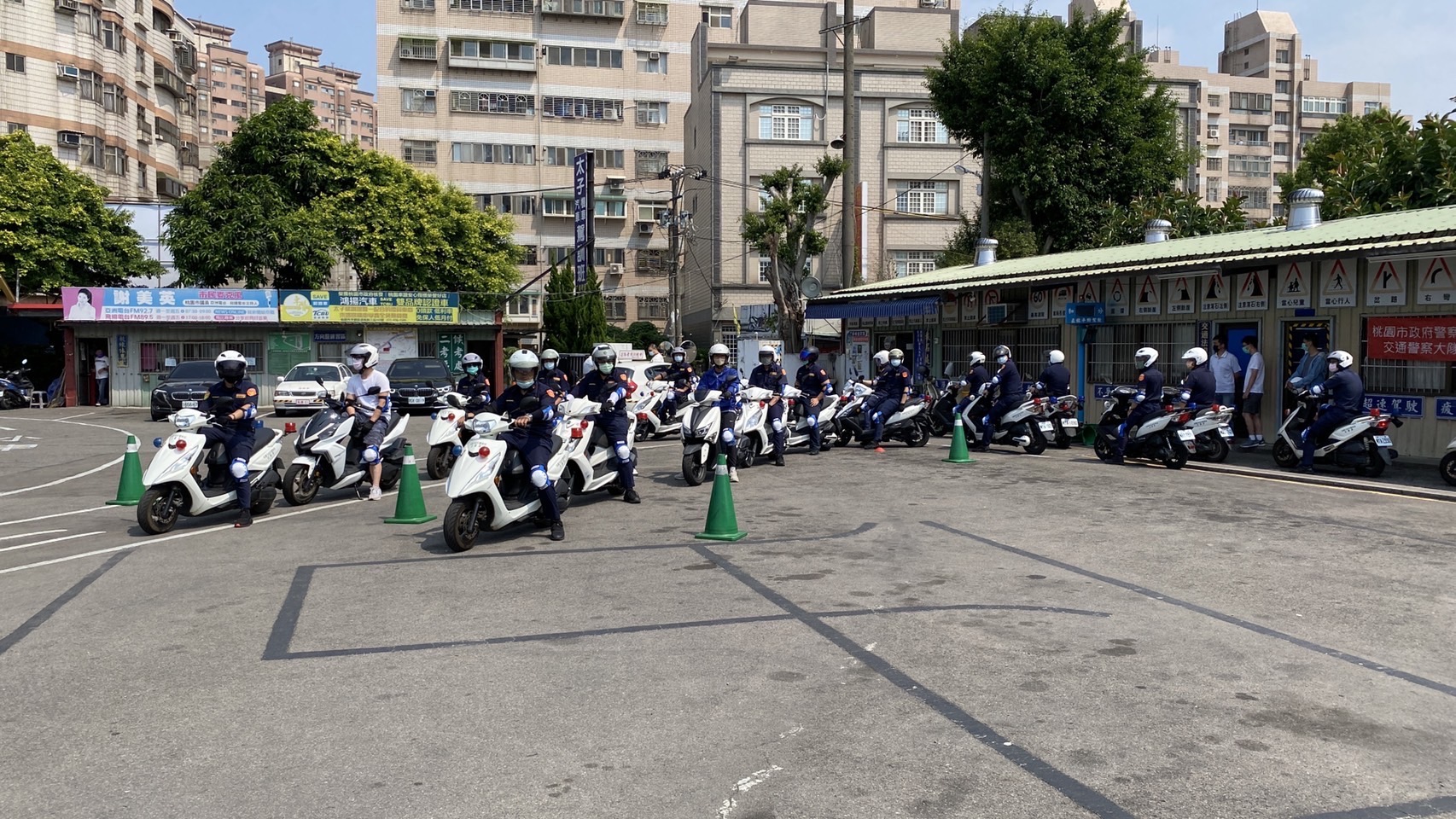 桃警結合民間安駕中心-精進員警安全駕駛技能